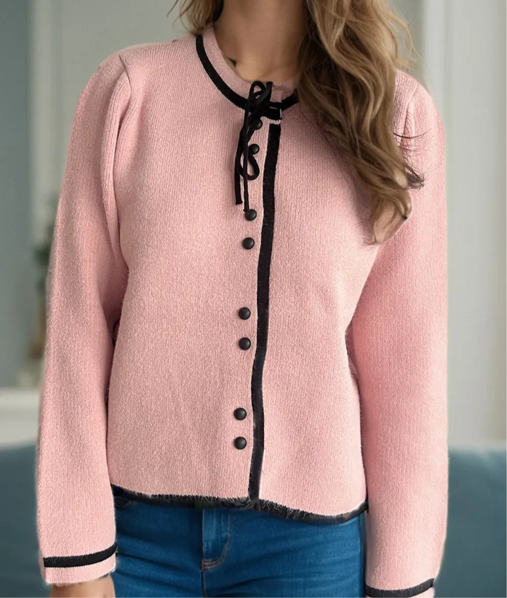Button Down Long Sleeve Cardigan
