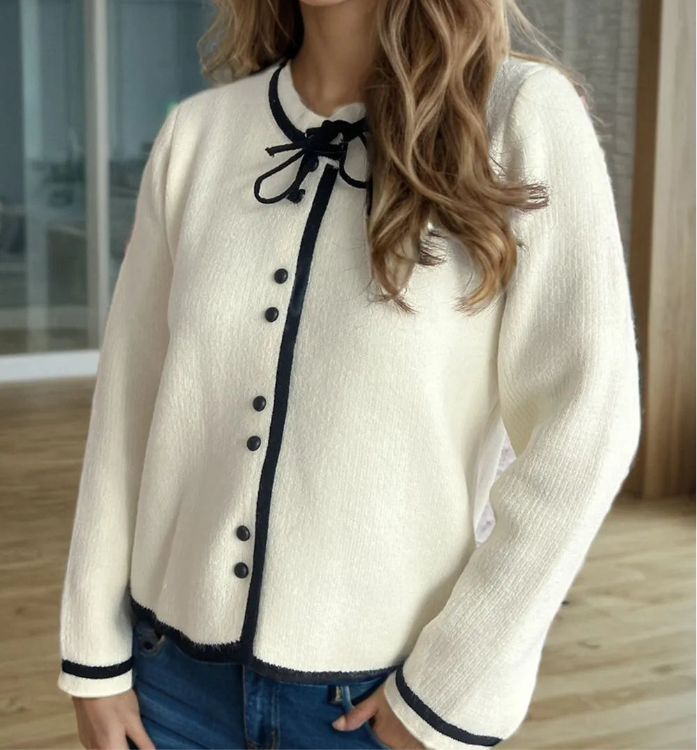 Button Down Long Sleeve Cardigan