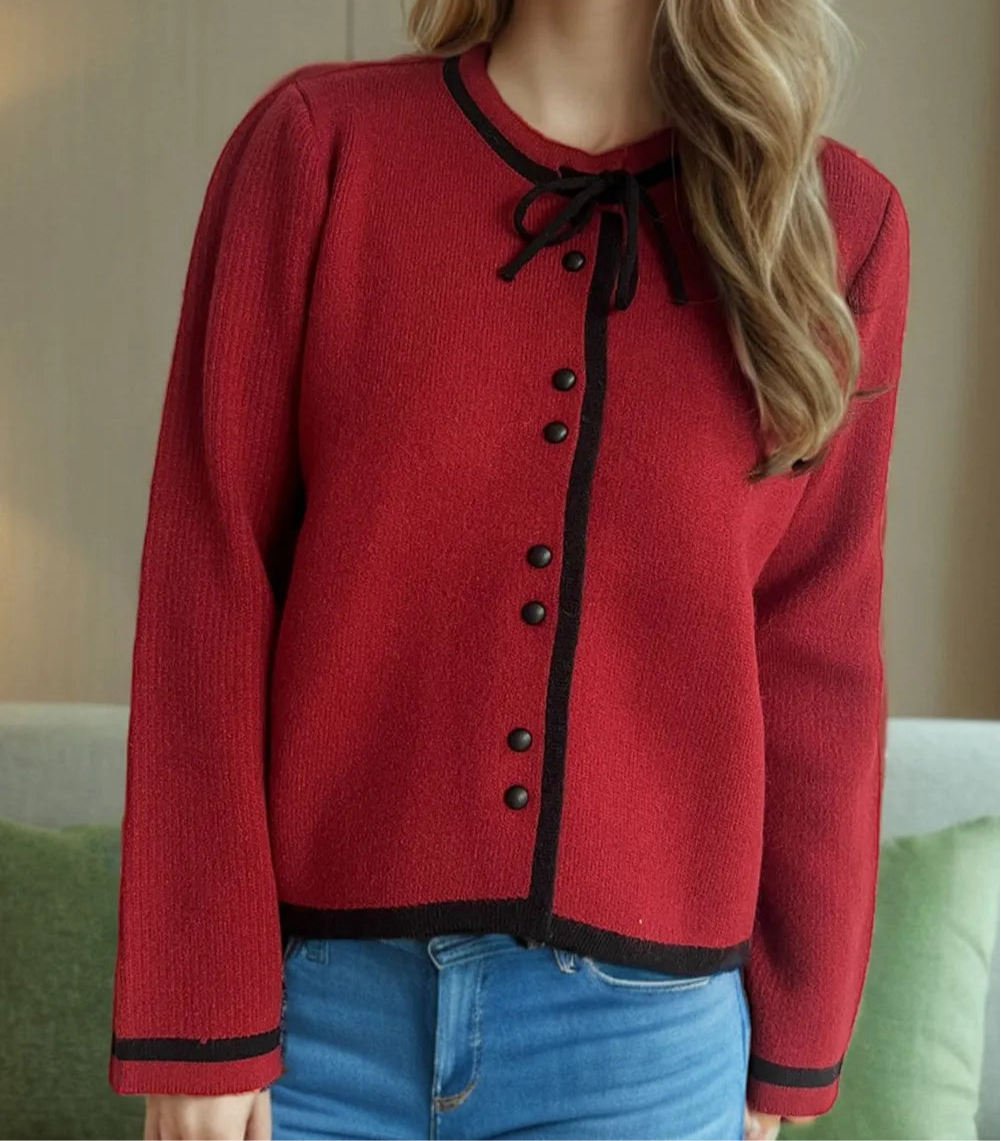 Button Down Long Sleeve Cardigan