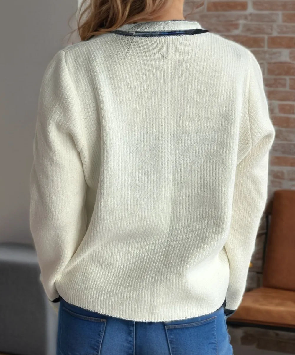 Button Down Long Sleeve Cardigan