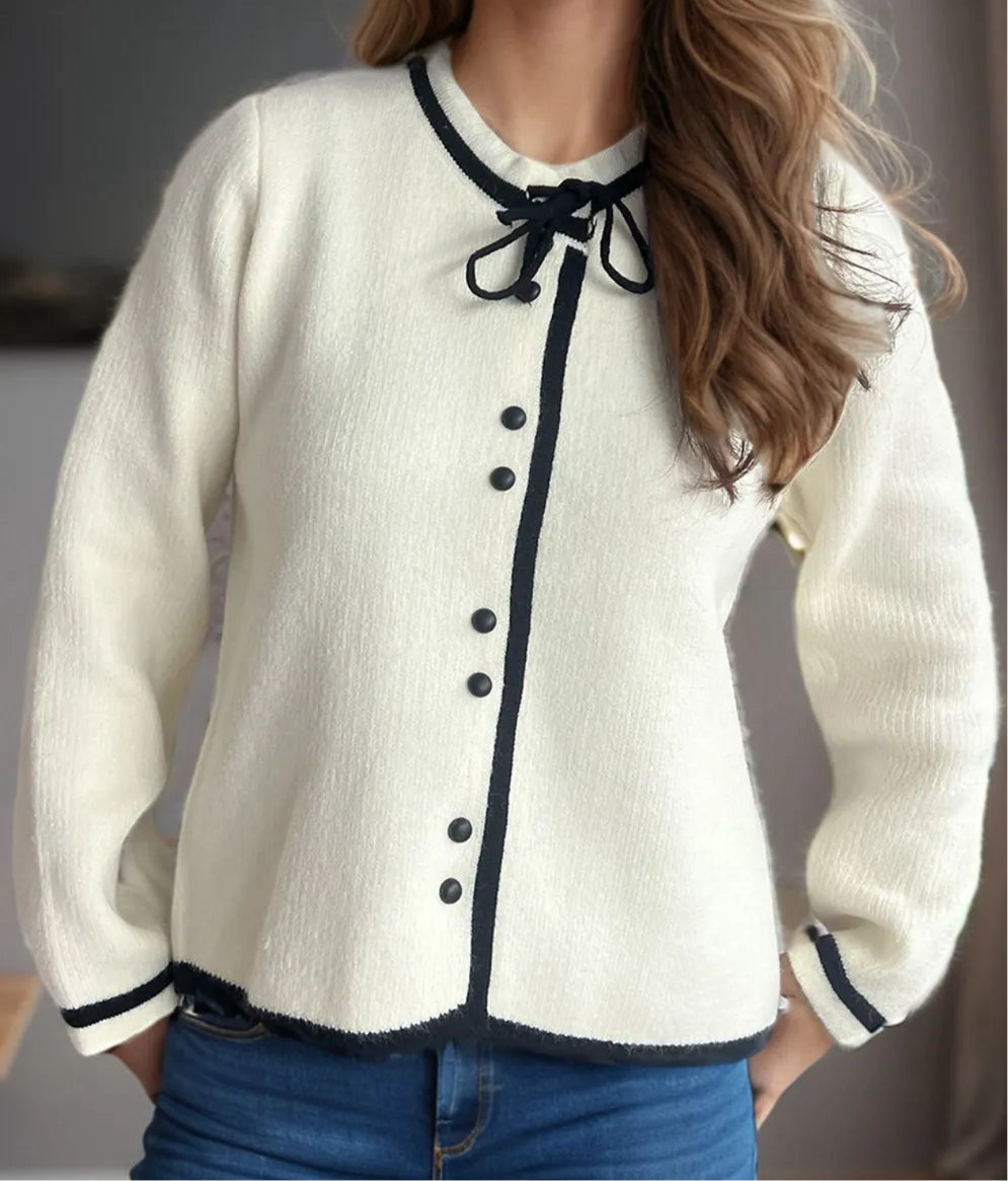 Button Down Long Sleeve Cardigan