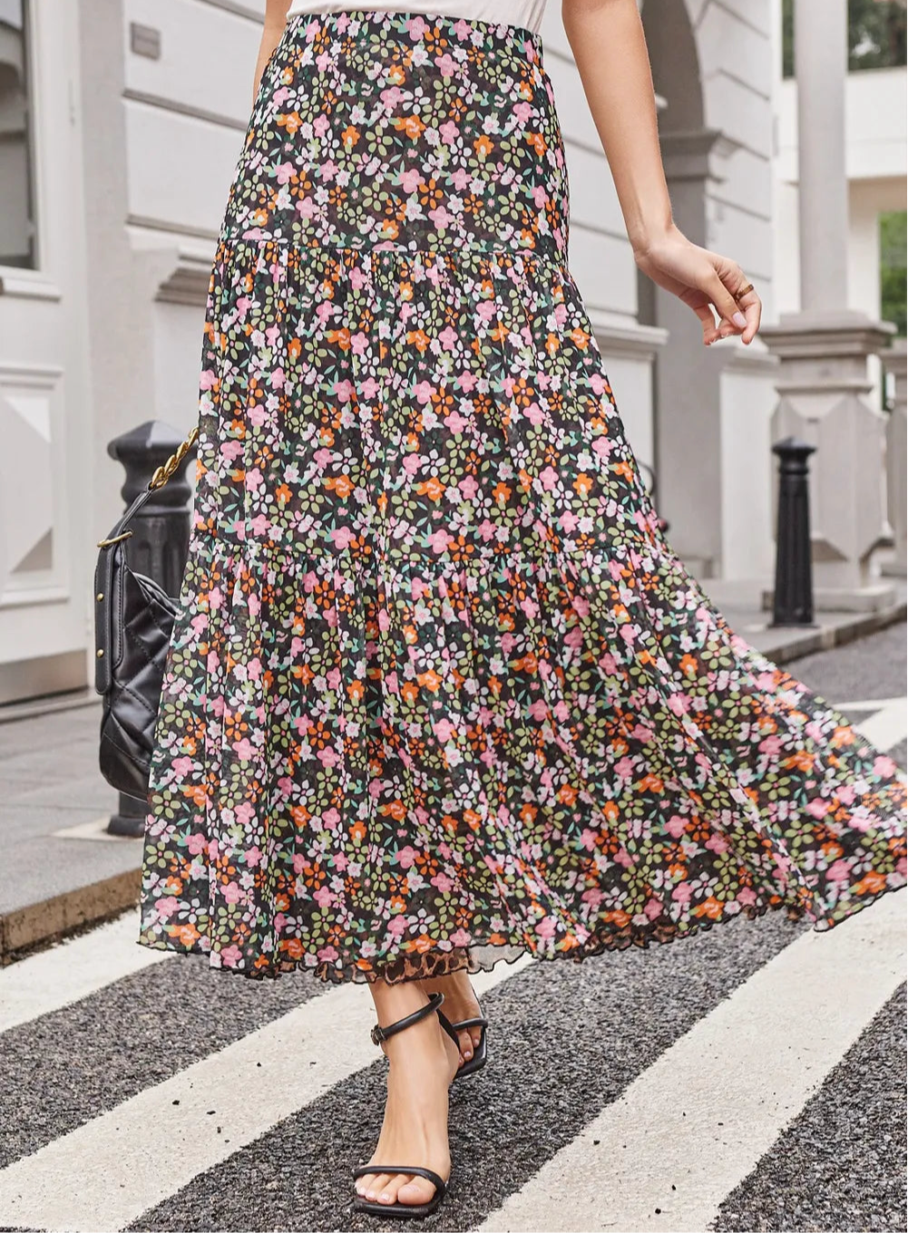 Two Way Wear Printed Skirt