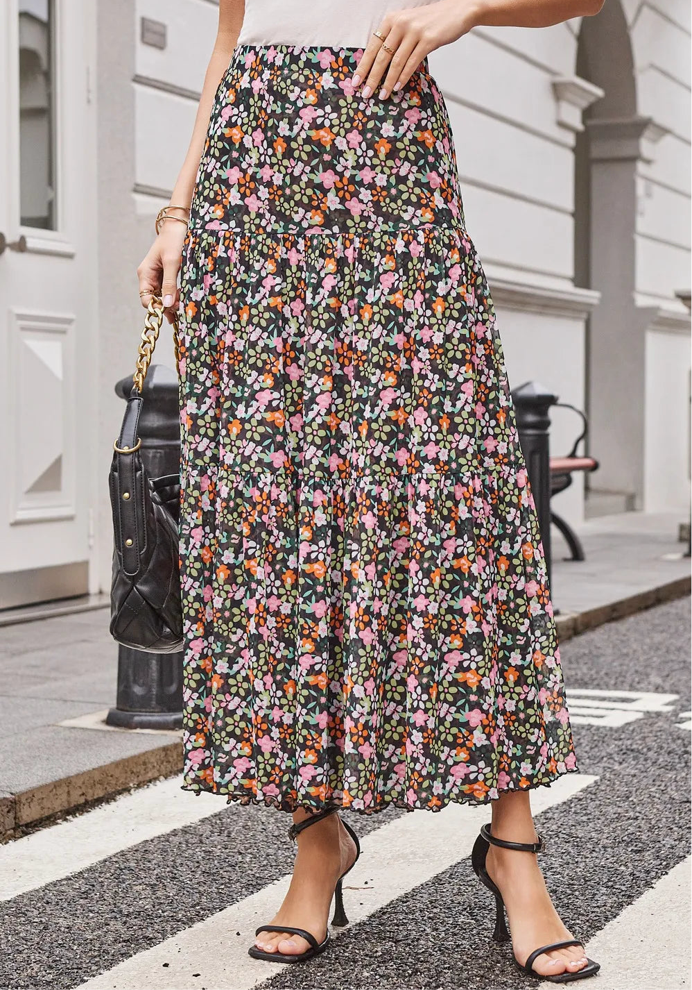 Two Way Wear Printed Skirt