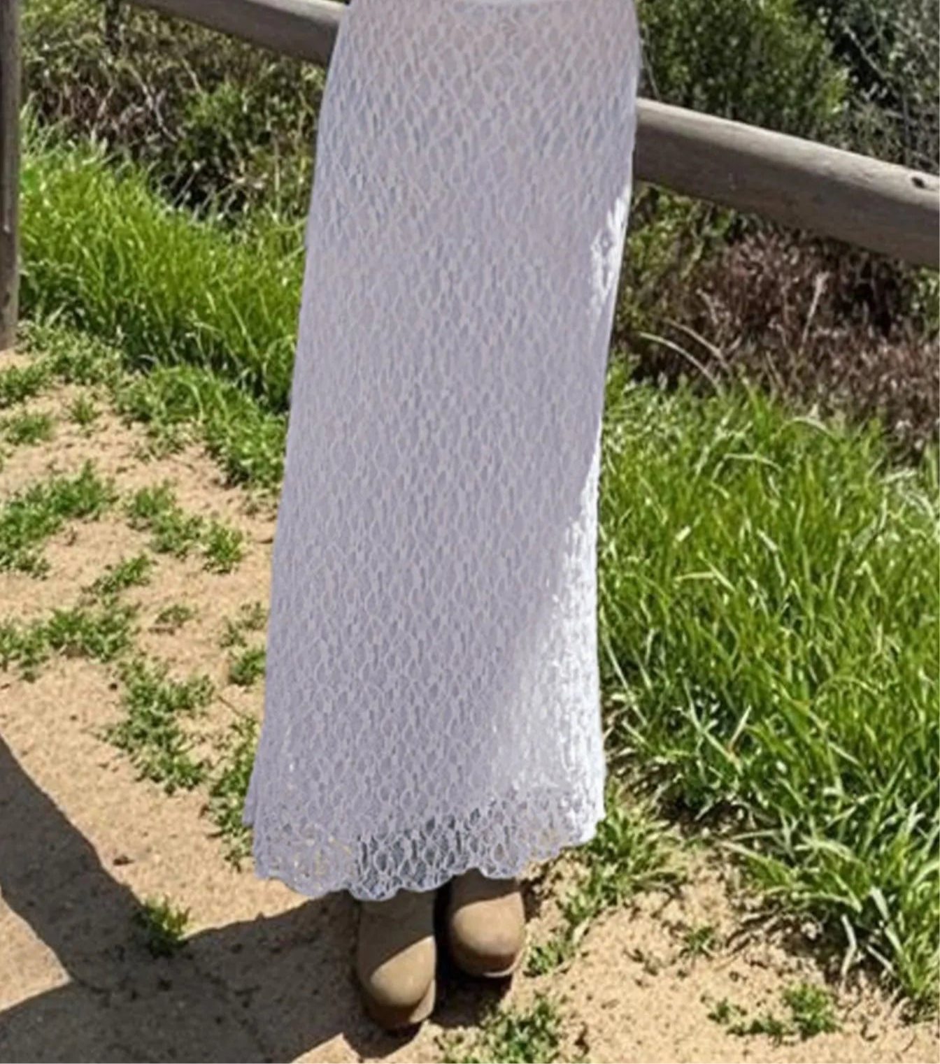 Lace Maxi Skirt