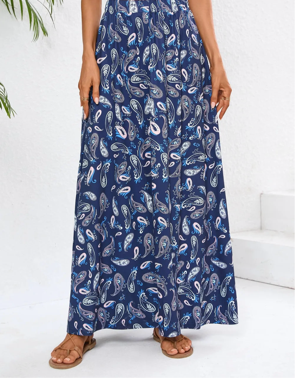 Printed Maxi Skirt