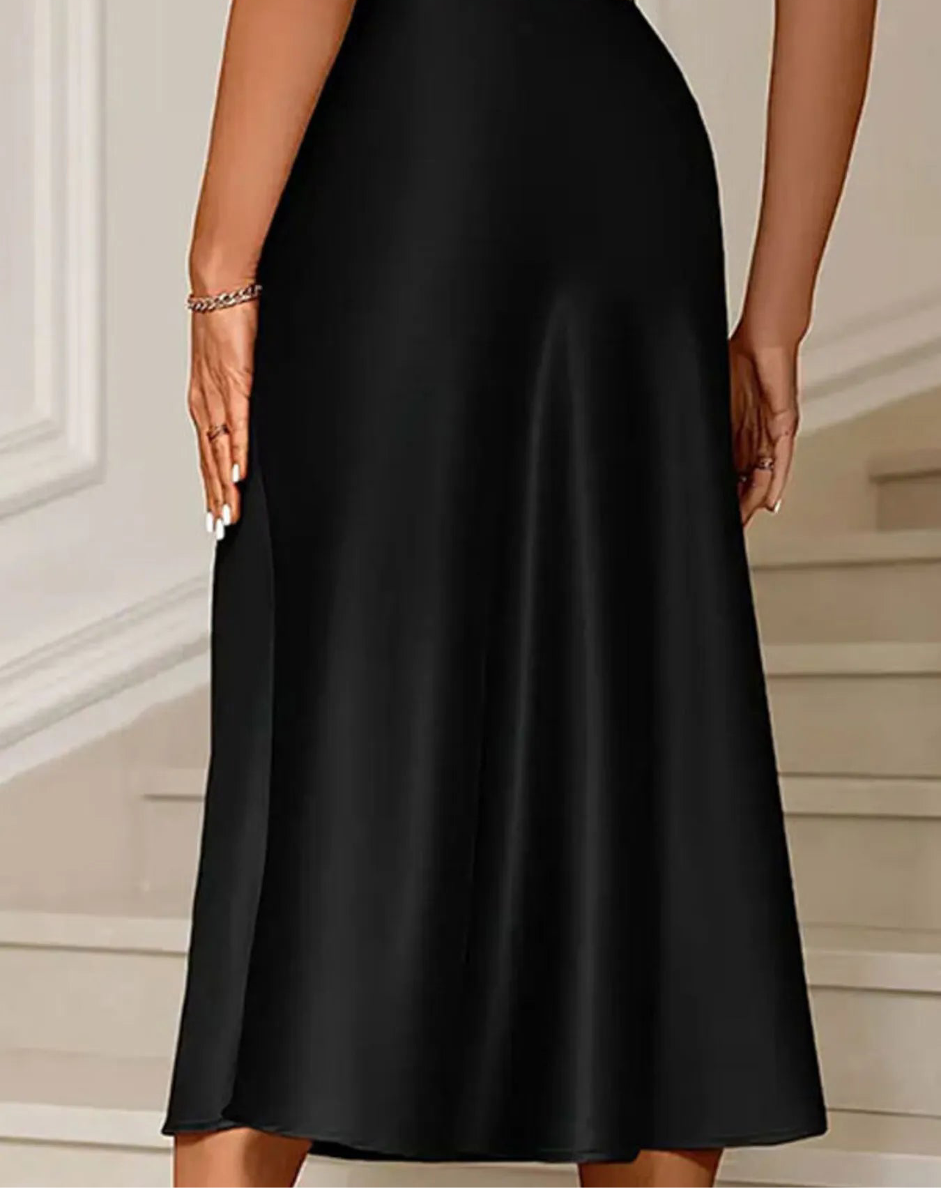 Satin Midi Mermaid Skirt